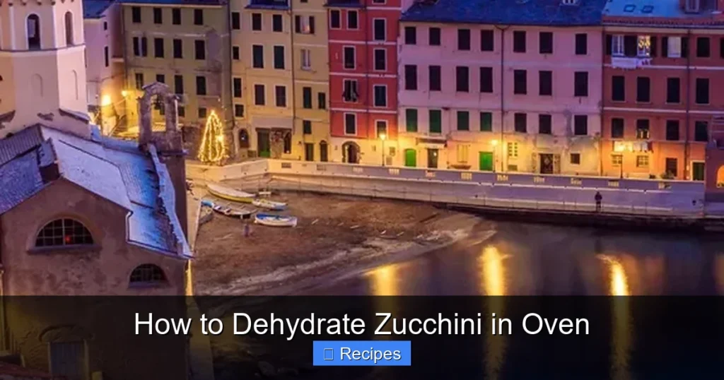 How to Dehydrate Zucchini in Oven