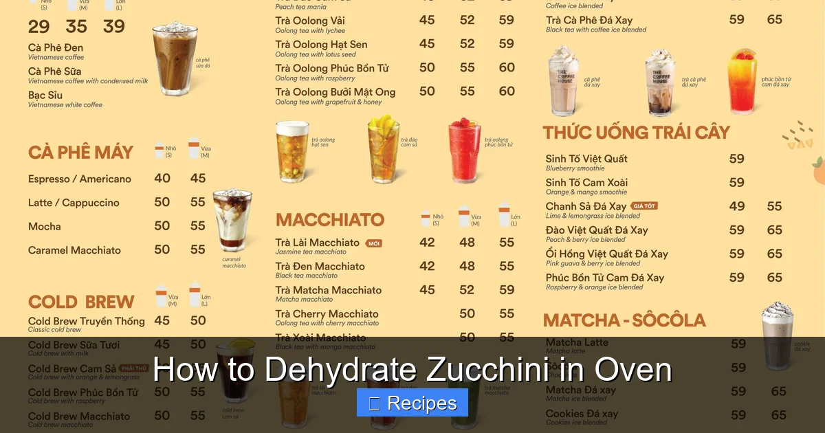 How to Dehydrate Zucchini in Oven