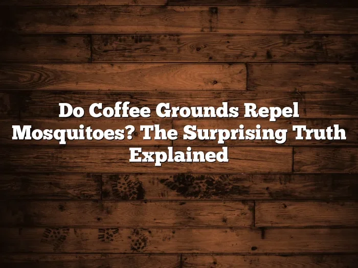 Does Coffee Deter Mosquitoes