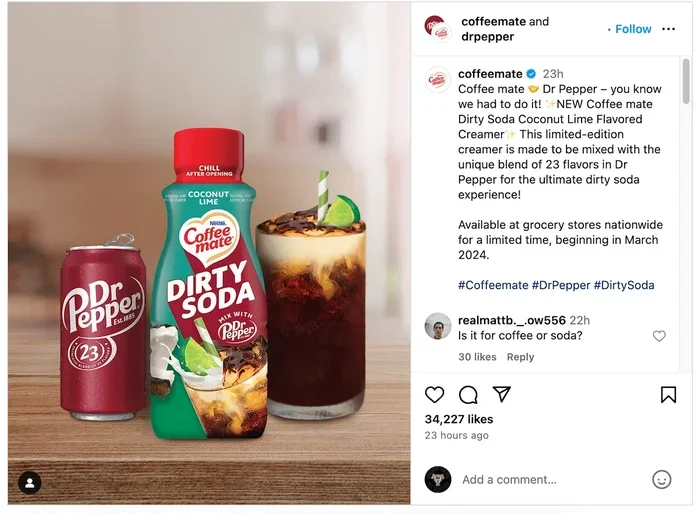 Coffee Mate Dirty Soda Creamer Where to Buy