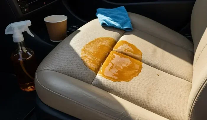 How to Get Coffee Out of Car Seat