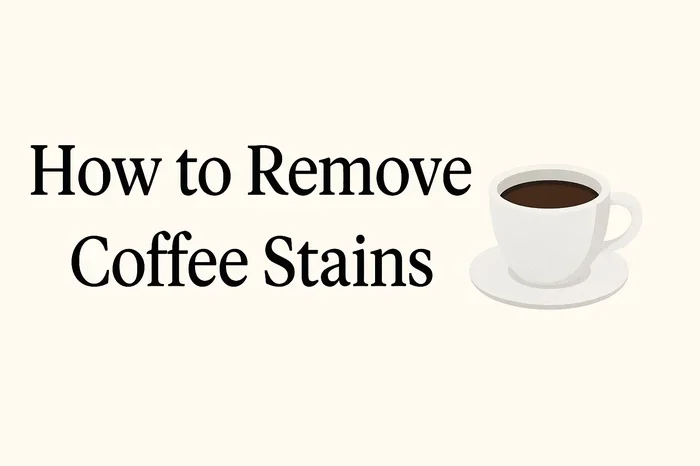 How to Get Rid of Coffee Stains