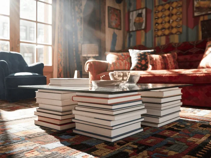 How to Display Coffee Table Books