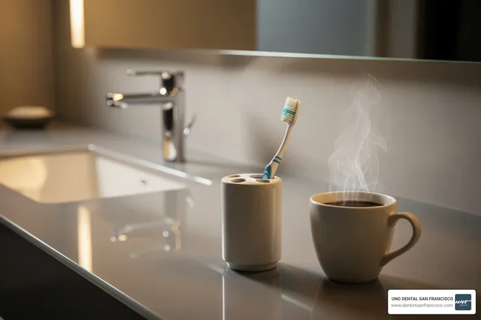 How Long After Drinking Coffee Can I Brush My Teeth