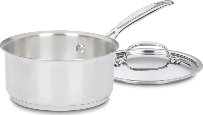 Cuisinart 1.5 Quart Sauce Pan with Cover and Cool Grip Handles for Ind