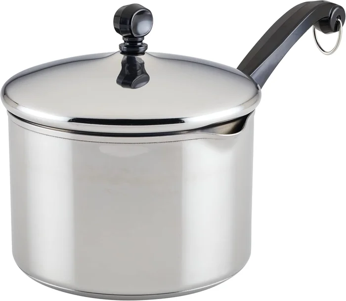 Farberware Classic Series Stainless Sauce Pan with Lid and Straining F