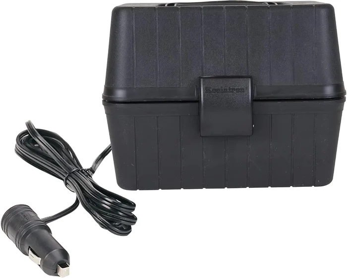Koolatron 12V Heating Lunch Box Stove 1.6 Qt 1.5 L Black 6 ft 1.8m Pow