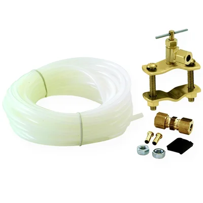 Eastman Ice Maker Installation Kit with Brass Inserts and 25 Foot Poly