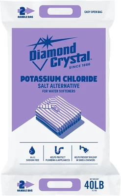 Diamond Crystal Water Softener Bag 40 Lb High Quality Salt for Hard Wa