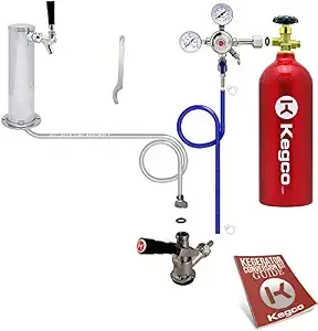 Kegco BF STCK-5T Standard Tower Kegerator Conversion Kit with 5 lb Co2