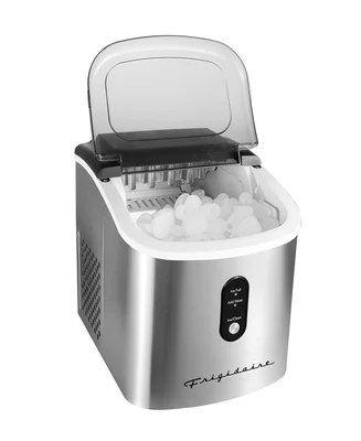 Frigidaire EFIC103-AMZ-SC Counter Top Ice Maker with Over-Sized Ice Bu