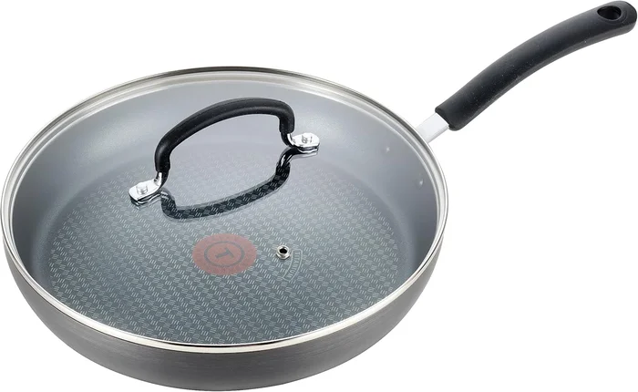 T-Fal Ultimate 10-Inch Hard Anodized Nonstick Fry Pan with Lid, Onyx