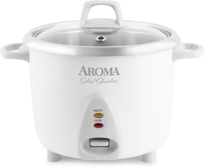 Aroma Housewares Select Stainless Rice Cooker Warmer with Uncoated Inn