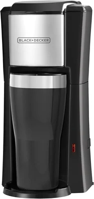 Compact Single Serve Coffeemaker Black for Quick Individual Fresh Brews at Home
