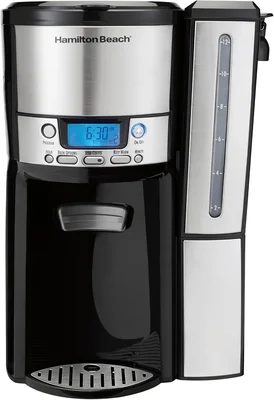 Hamilton Beach One Press Programmable Dispensing 12 Cup Coffee Maker w