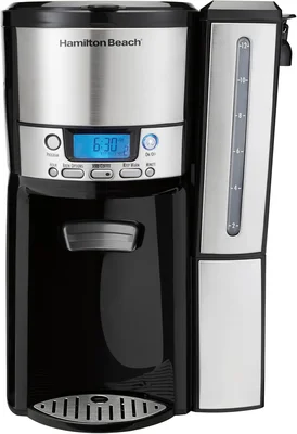 Hamilton Beach One Press Programmable Dispensing 12 Cup Coffee Maker w