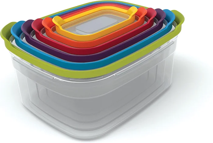 Joseph Joseph Nest Lock Plastic BPA Free Food Storage Container Set wi