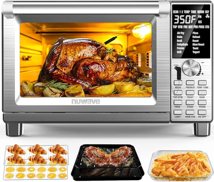 Nuwave Bravo 30 QT Smart Air Fryer Toaster Oven 2026 New Convection Sy