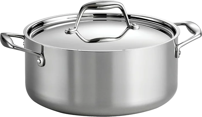 Tramontina Signature Tri-Ply Clad Stainless Steel 5-Quart Dutch Oven P