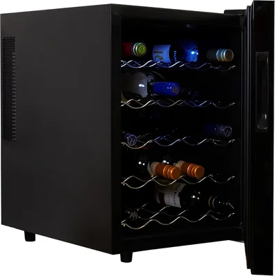 Koolatron Urban Series 20 Bottle Wine Cooler, Black Thermoelectric Win