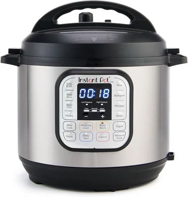 Instant Pot Duo 7-in-1 8 Quart Electric Pressure Cooker with App and 8