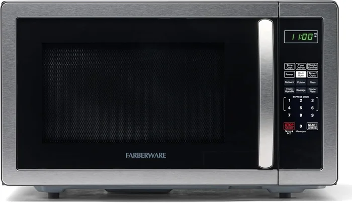 Farberware 1.1 Cu. Ft. Countertop Microwave Oven – 1000 Watts Power, A