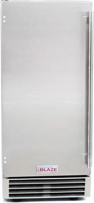 Blaze 15-Inch Outdoor Rated Ice Maker with Gravity Drain Stainless Ste