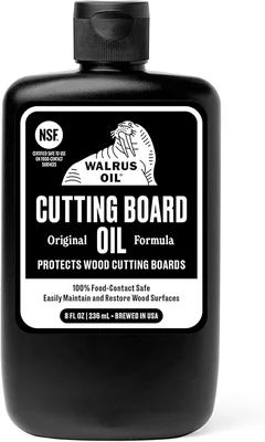 WALRUS OIL 8 oz Bottle Cutting Board Oil and Wood Butcher Block Oil FD