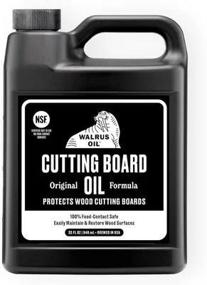 WALRUS OIL Cutting Board Oil and Wood Butcher Block Oil 32 oz Jug Food