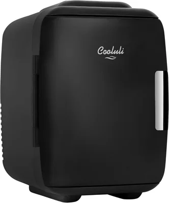 Cooluli Mini Fridge for Bedroom, Car, Office Desk & Dorm Room - Portab