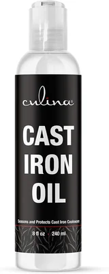 Culina Cast Iron Conditioner Kosher OU Certified 8 oz Cleans and Prote