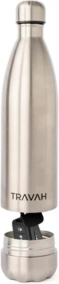 Travah Diversion Water Bottle Safe for Travel and Home - Leak Proof St