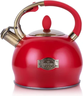 SUSTEAS Whistling Tea Kettle 2.7QT Food Grade Stainless Steel Teapot R