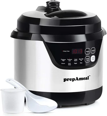 3 Quart Pressure Cooker 8 IN 1 Multi Use Programmable Instant Cooker E
