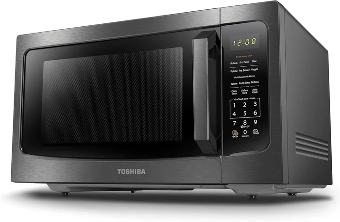 Toshiba 1.6 Cu.Ft Countertop Microwave Oven with Smart Sensor and 1200