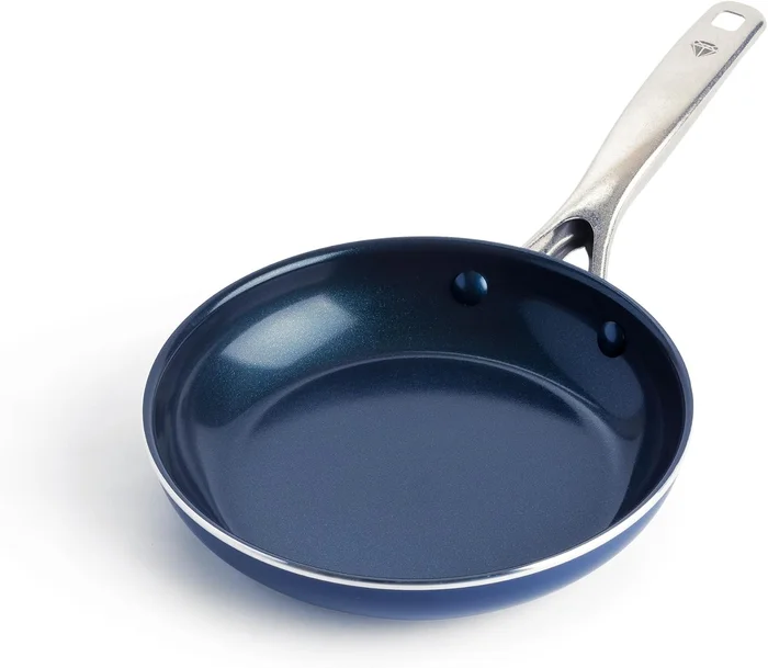 Blue Diamond 8 Inch Diamond Infused Ceramic Nonstick Frying Pan Skille