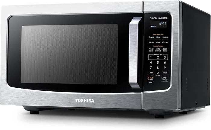 TOSHIBA ML-EM45PIT(SS) Countertop Microwave Oven with Inverter Technol