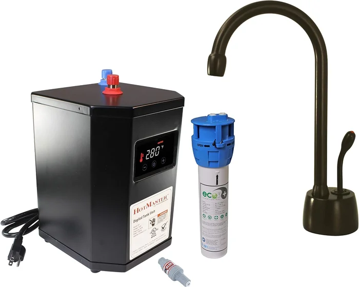 Westbrass Develosah 9 Inch 1-Handle Hot Water Dispenser Faucet Oil Rub