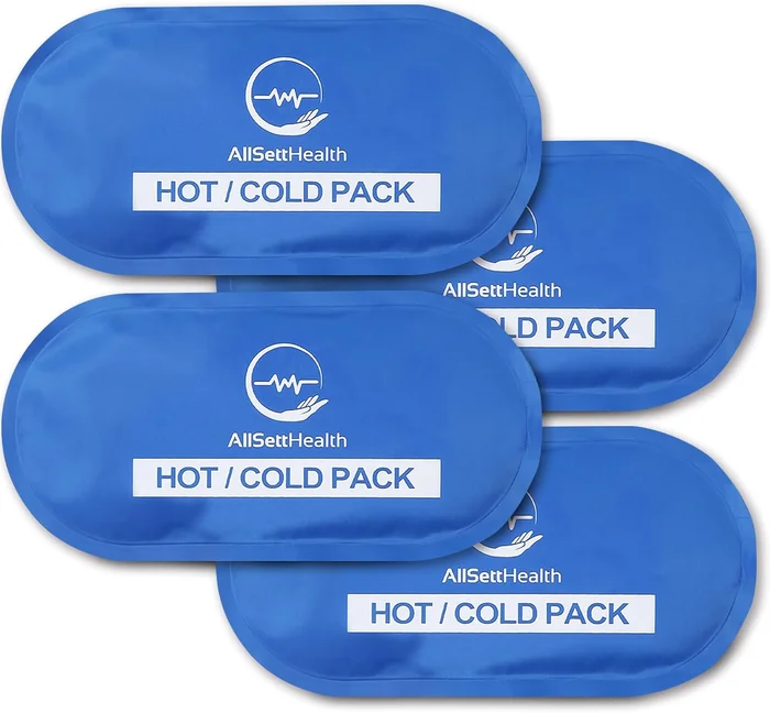 4 Pack Reusable Ice Packs for Injuries Soft Gel Ice Packs for Sprains