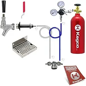 Kegco Low Profile Deluxe Door Mount Kegerator Conversion Kit for Compa