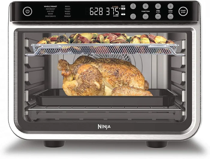 Ninja Foodi XL Pro Air Fry Oven 10-in-1 Stainless Steel DT201 for Larg