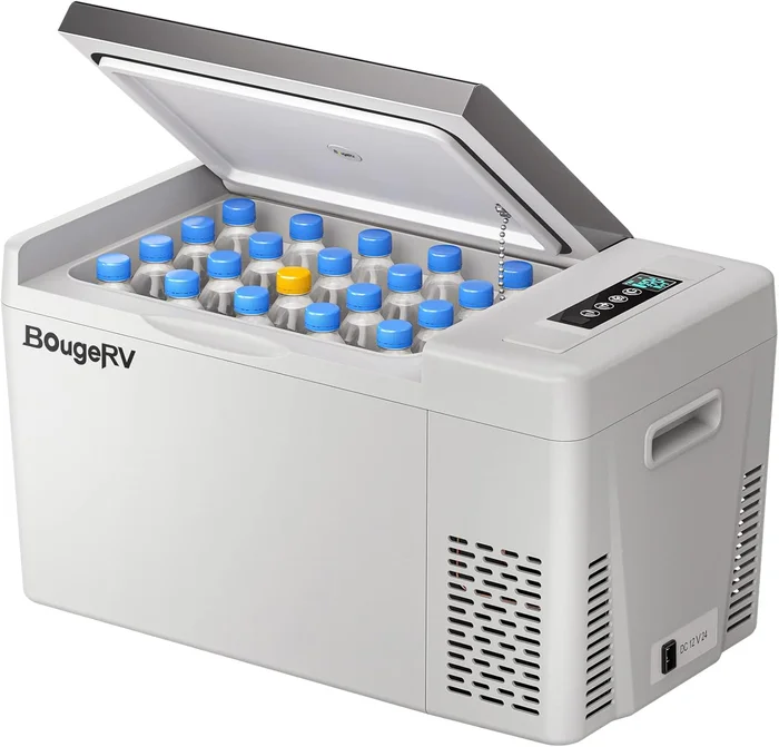 BougeRV 12V Refrigerator 23 Quart -8℉ to 50℉ Portable Freezer for Car