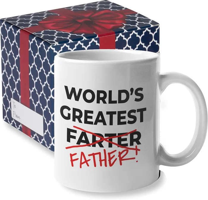 World's Greatest Farter Funny Fathers Day Coffee Mug Best Farter Ever 