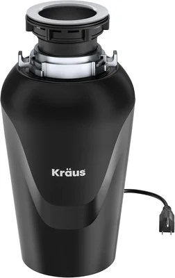 KRAUS WasteGuard 3/4 HP Ultra-Quiet Garbage Disposal with Quick Connec
