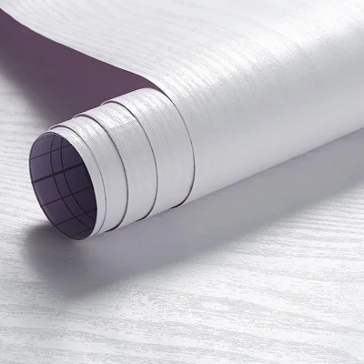 Arthome Peel and Stick Wallpaper White Wood Contact Paper Self-Adhesiv