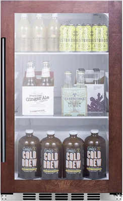Summit 19 Inch Outdoor Beverage Center Panel Ready Stainless Steel Ref