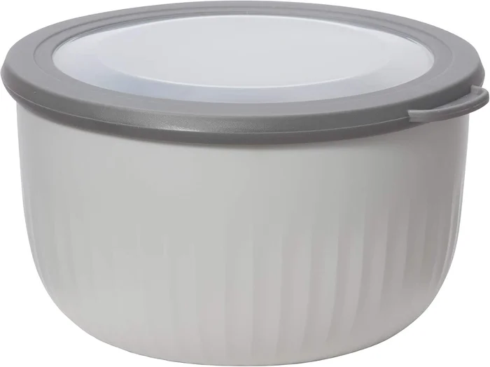 Oggi Prep Store Serve Plastic Bowl with See-Thru Lid Dishwasher Microw