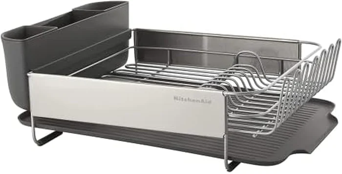 KitchenAid Large Capacity, Fully Size Self Draining Rust Resistant Sat