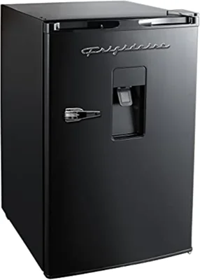 Frigidaire EFR494-BLACK Retro Compact Mini Fridge with Freezer Compart