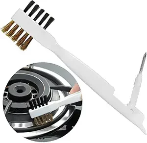 Gas Stove Brass Wire Stiff Bristles Brush Rust Cleaner for Kitchen Gre